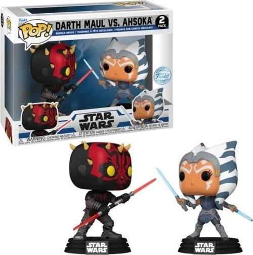 Pop! Star Wars: Darth Maul vs Ahsoka 2-Pack Figürü