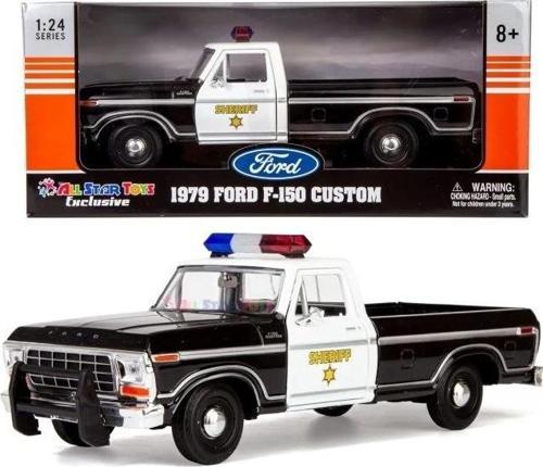 Motor Max 1:24 1979 Ford F-150 Custom Polis Arabası Sheriff