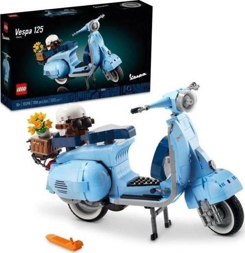 Icons Vespa 125 Scooter Model Yapı Seti Standart paketleme