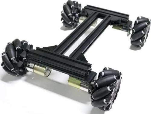 Mecanum Tekerlek 4wd Metal Robot araba Şasi  Öğrenme Kiti