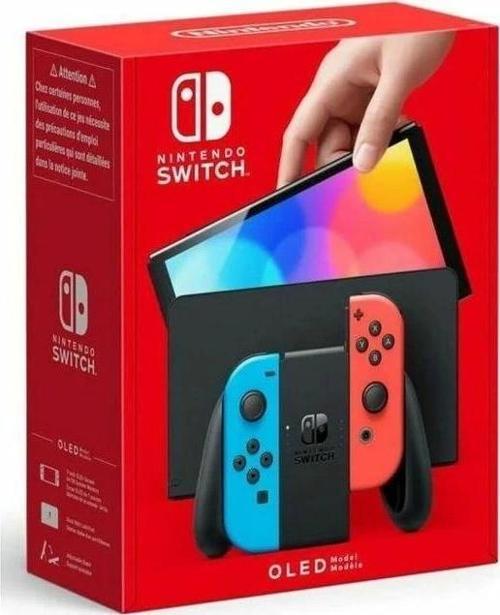 Switch – OLED Model Joy-Con Beyaz Konsol Neon Blue and Red
