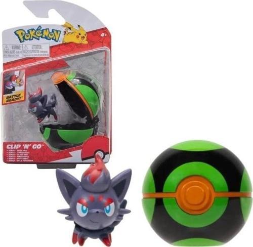 Pokeball Clip N' Go ve Zorua Figürü