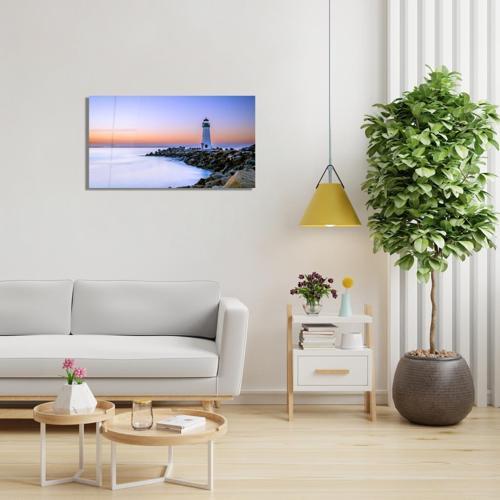 Doğa Pleksi Cam Tablo Deniz Feneri