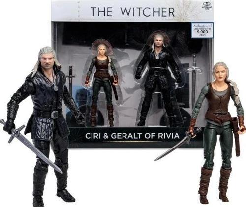 McFarlane The Witcher Netflix Geralt and Ciri Figür