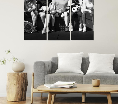 Spor 3 lü Set Pleksi Cam Tablo Spor & Arkadaşlık
