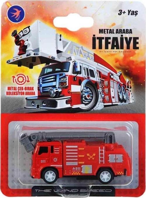 Kartela Metal Çek Bırak İtfaiye Aracı