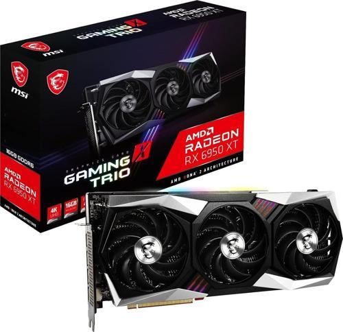 MSI RX 6950 XT Gaming X Trio 16G 256 Bit GDDR6 16 GB Ekran Kartı