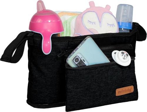 Molls Baby Bebek Arabası Organizer Çantası Siyah