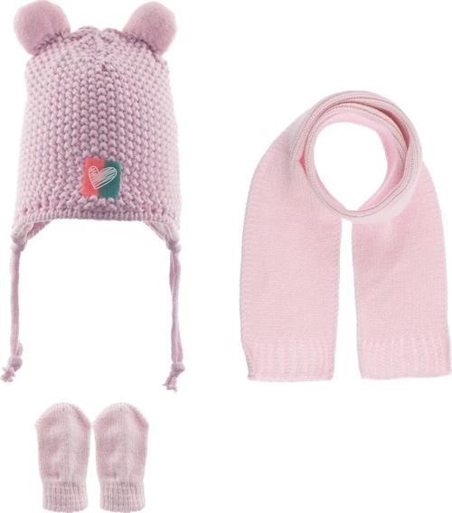 Atkı Bere Eldiven Takım 0-18 Ay 2315002 Pembe