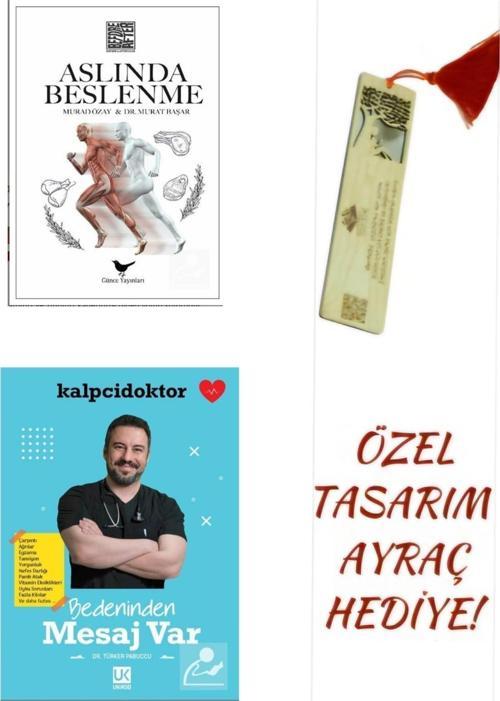 BEDENİNDEN MESAJ VAR + ASLINDA BESLENME+ ÖZEL TASARIM AYRAÇ HEDİYELİ!