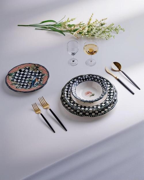24 Parça 6 Kişilik Paradise Tiffany Yemek Takımı