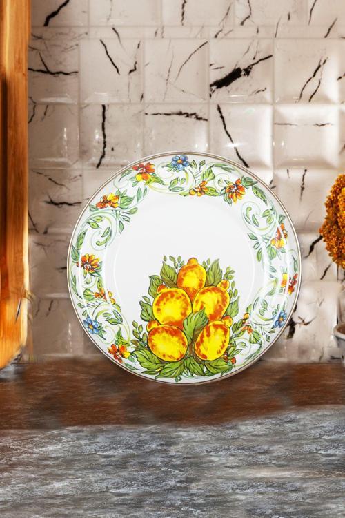 Emaye 2'Li Pasta Tabağı 20 Cm New