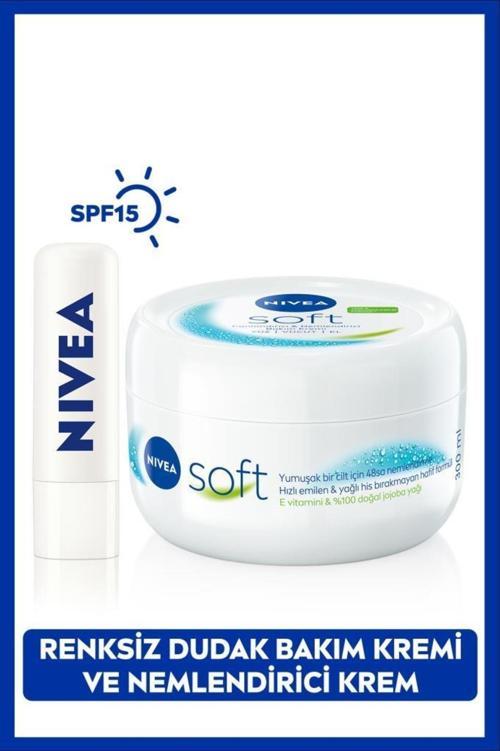 Güneş Koruyucu Renksiz Dudak Bakım Kremi Medrepair Spf15 Ve Soft Nemlendirici Vücut Bakım Kremi300ml