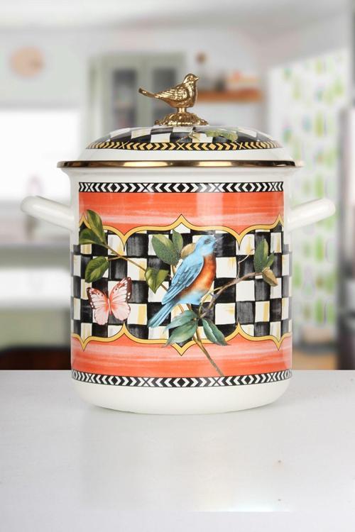 Emaye Kuşkonmaz Bakraç 16 Cm Paradise