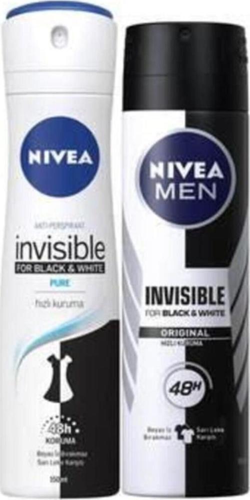 Black&white Pure Deosprey 150 ml Black&white Original Erkek Deosprey 150 ml 2'li Paket