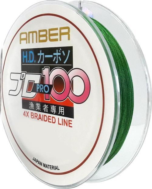 Amber 4X Braid 300 mt. PE1.2 0.18mm 10KG