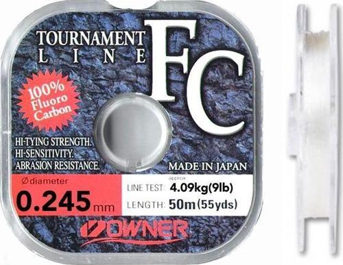 Tournament Fluorocarbon Misina 0.245mm 4.09kg 50mt.