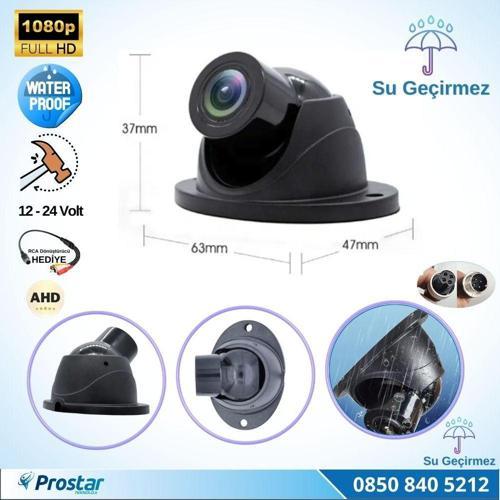 Ahd 1080P Full Hd Ayarlanabilir 4 Pin Starlight Gece Görüşlü Geri Görüş Kamerası