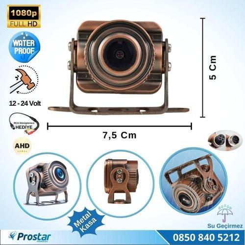 Metal Kasa Ahd 1080P Full Hd 4 Pin Starlight Gece Görüşlü Geri Görüş Kamerası