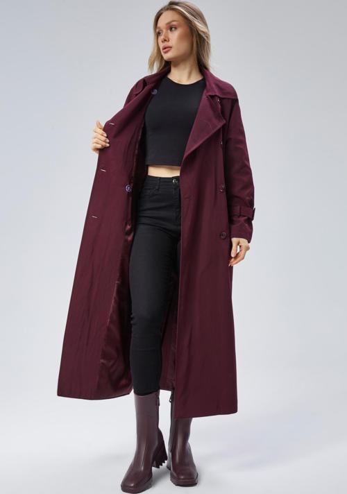 Kadın Oversize Kuşaklı Trençkot