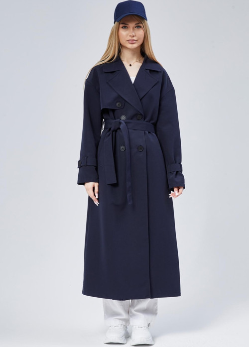 Oversize Rüzgarlık Detaylı Trençkot