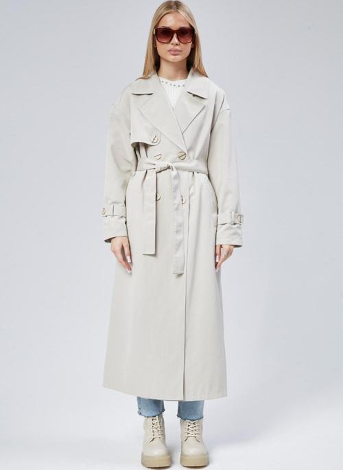 Oversize Rüzgarlık Detaylı Trençkot