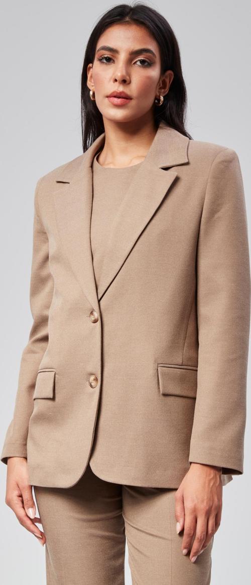 Kadın Regular Astarlı Dokuma Blazer Ceket