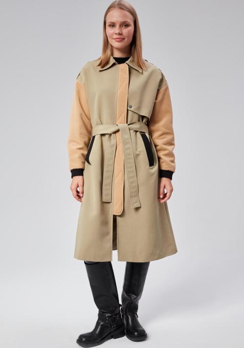 Kadın Regular Astarlı Trençkot