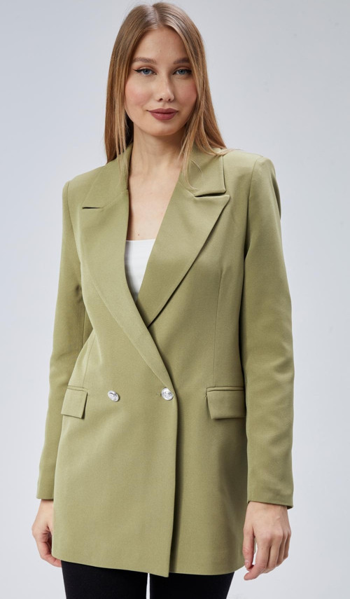 Oversize Dokuma Blazer Ceket