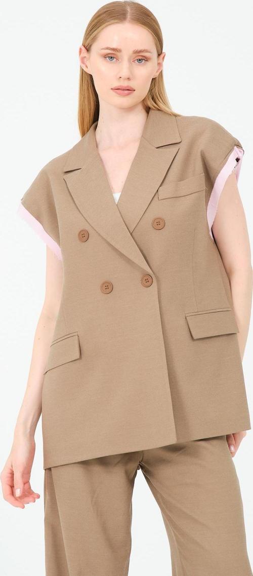 Kadın Oversize Tasarım Yelek