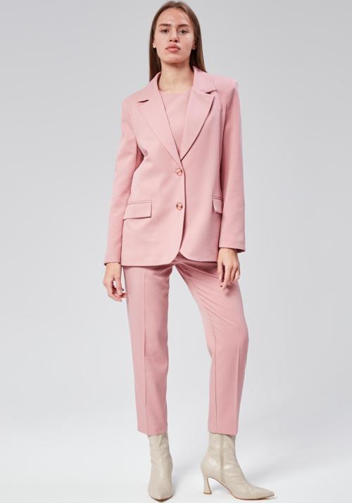 Kadın Regular Astarlı Dokuma Blazer Ceket