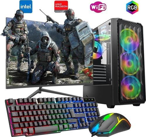 i7 14700F 16GB DDR4 1TB m2 8GB RX580 24" Monitörlü Oyun Bilgisayarı