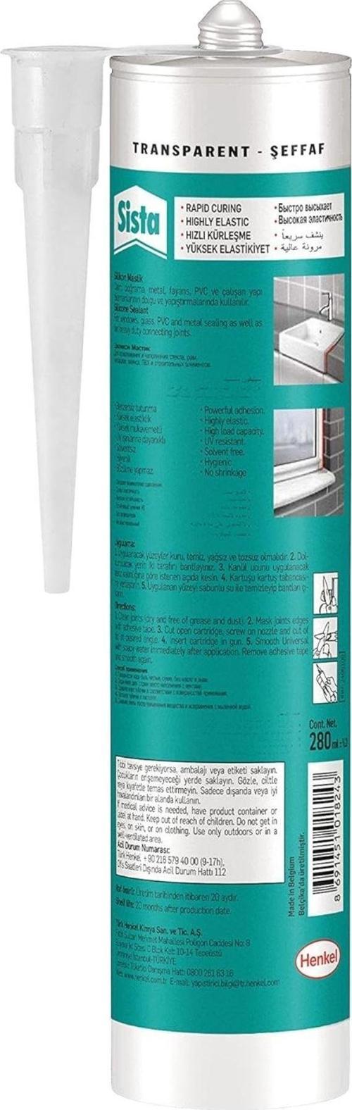 Universal Silikon Şeffaf 280ml