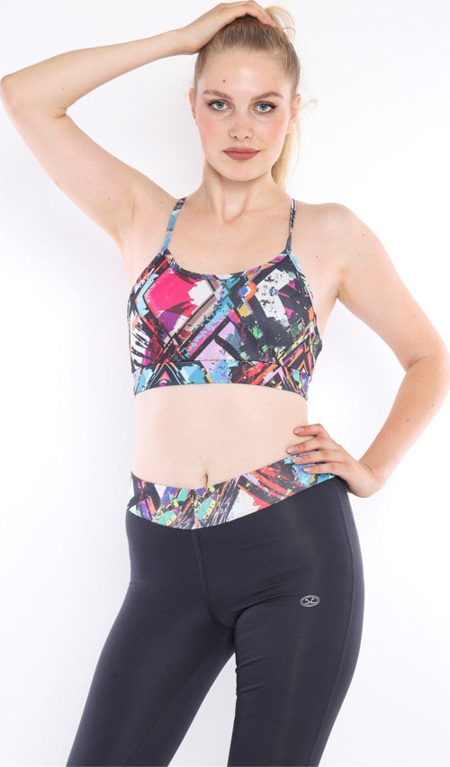 Antresit Kadın Spor Polyester Normal Bel Büstiyer Takım Fitnes Yoga Bra 0313