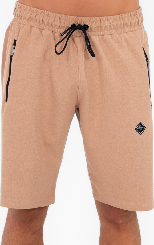 A. Kahve Erkek ABD Pike Nefes Alan Kumaş Casual Spor Şort B1142