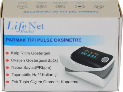 Dijital Pulse Oksimetre Parmaktan Nabız Ölçer Taşınabilir Kalp Ritim Göstergeli Oximeter Yk-80A