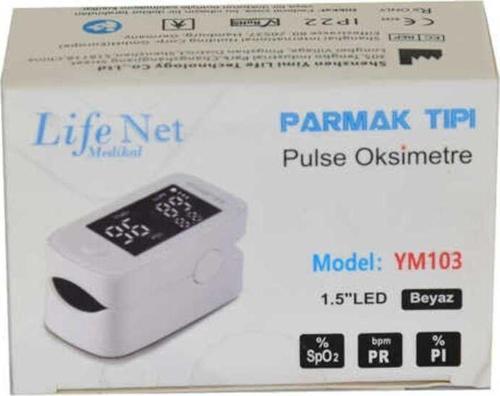 Dijital Pulse Oksimetre Parmaktan Nabız Ölçer Taşınabilir Oximeter Ym103