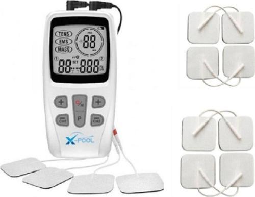 X Pool Tens Ems Masaj Cihazı Ve 8'Li Yedek Elektrodlar