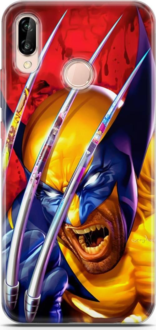 Huawei P20 Lite Uyumlu Kılıf Yapayzeka 7 Wolverine Desenli Kılıf