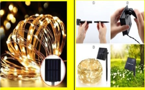 SOLAR Peri Led 20m 200 Led Gün Işığı