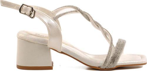 Sedef Kız Çocuk Taşlı Sandalet 07 F