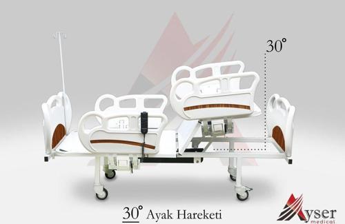 2 Motorlu Abs Hasta Karyolası (4 PARÇALI SÜNGER HASTA DÖŞEĞİ DAHİLDİR.)