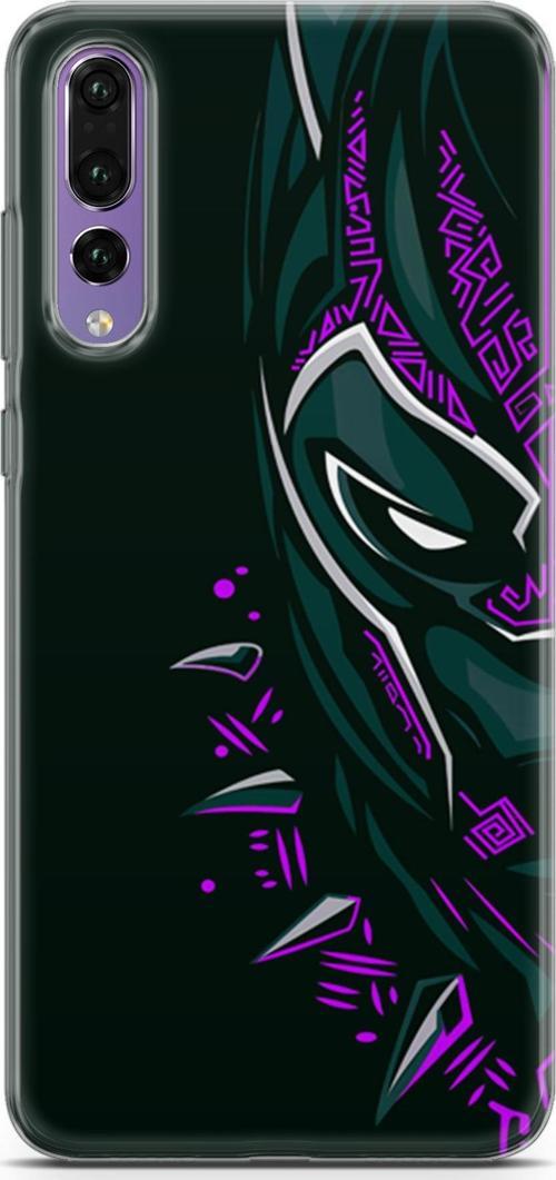 Huawei P20 Pro Uyumlu Kılıf Yapayzeka 2 Kara Panter Mor Kapak