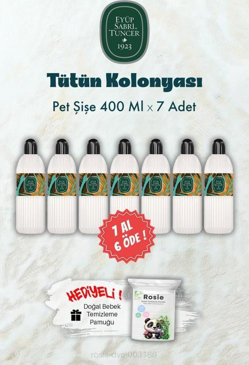 400 ML Pet Şişe Tütün Kolonyası 7 AL 6 ÖDE ve ROSIE Hediye