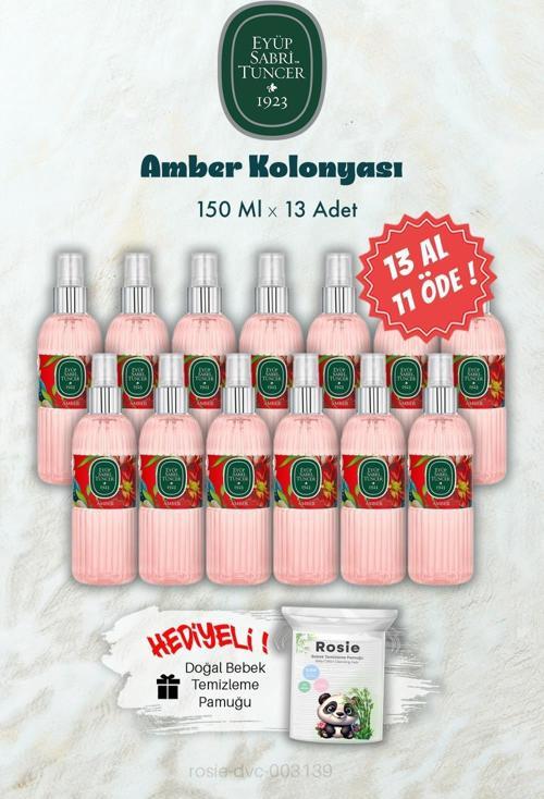 150 ML 13 AL 11 ÖDE Amber Kolonyası ve ROSIE Hediye
