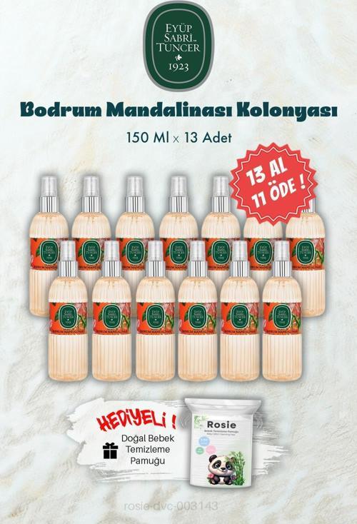 150 ML 13 AL 11 ÖDE Bodrum Mandalinası Kolonyası ve ROSIE Hediye