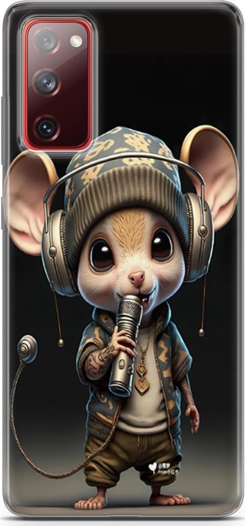 Galaxy S20 Fe Uyumlu Kılıf Yapayzeka 18 Çılgın Fare Parlak Kılıf