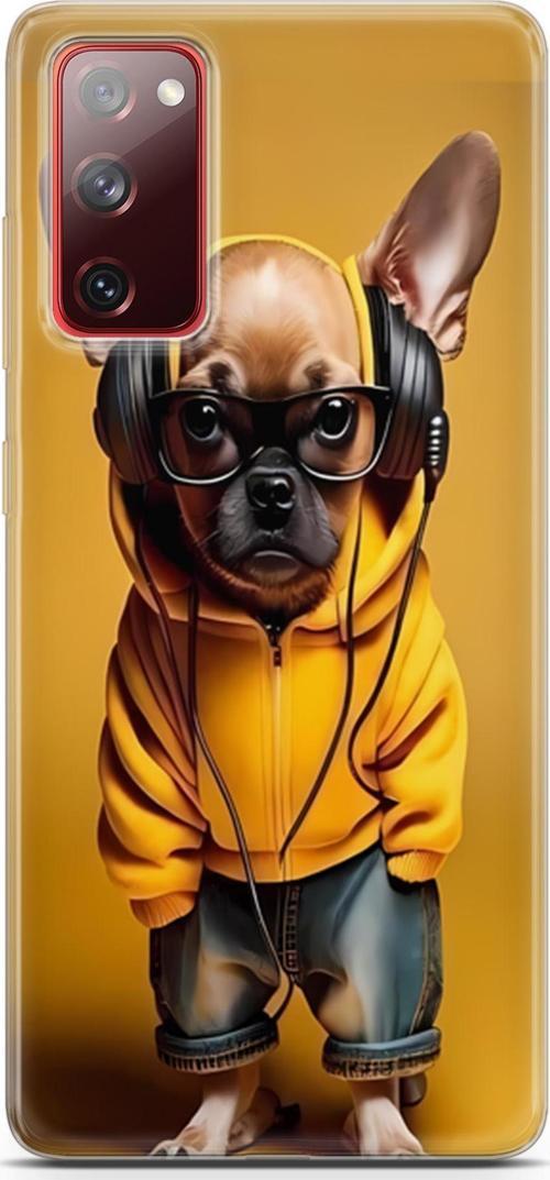 Galaxy S20 Fe Uyumlu Kılıf Yapayzeka 19 DJ Bulldog Tam Koruma Kılıf