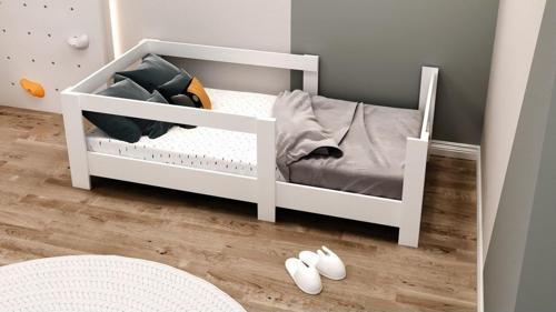 Herseycik Ninnimo Beyaz Mdf 90X190 Yatak Uyumlu Elit Montessori Karyola