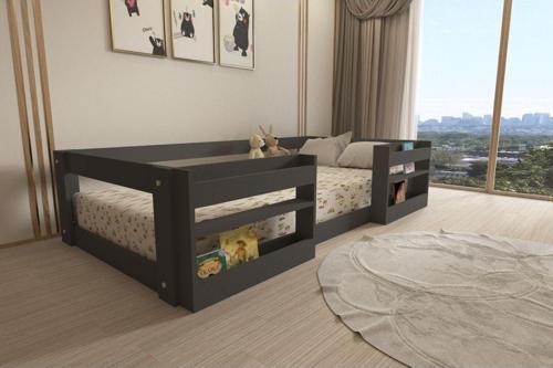 Montessori 90X190 Yatak Uyumlu Karyola M6-4
